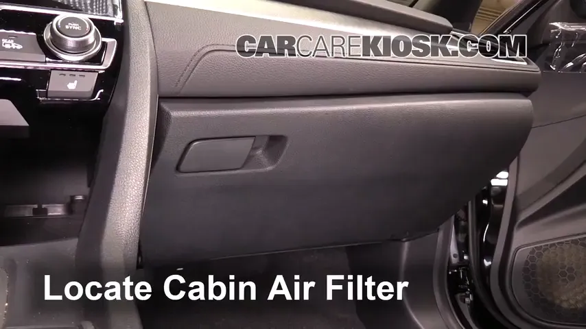 2017 Honda Civic LX 1.5L 4 Cyl. Turbo Coupe Air Filter (Cabin) Replace